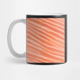 Raw salmon fillet pattern illustration Mug